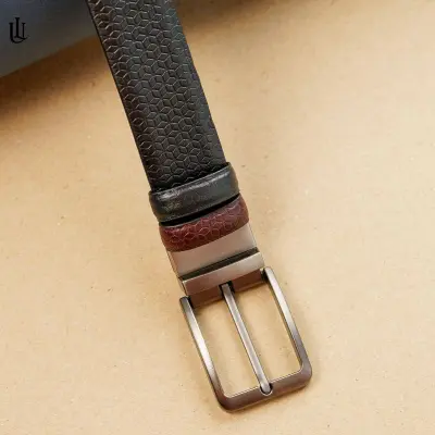 Axel Cube Pattern Belt – Dual Tone Moving Brockless