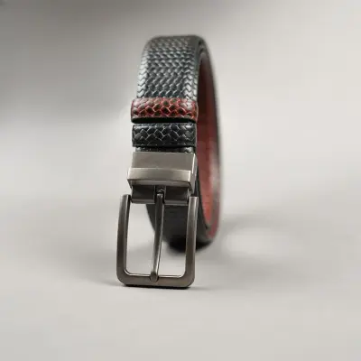 Axel Pati Pattern Belt – Dual Tone Moving Brockless secondary