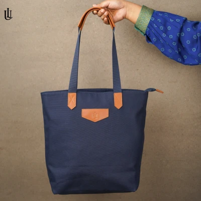 Luna Tote Bag – Navy Blue