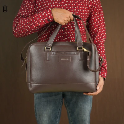 Logan Office Bag – Chocolate
