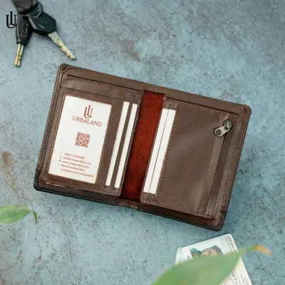 Tucker Hybrid Wallet (License Card Holder + Moneybag) – Chocolate secondary