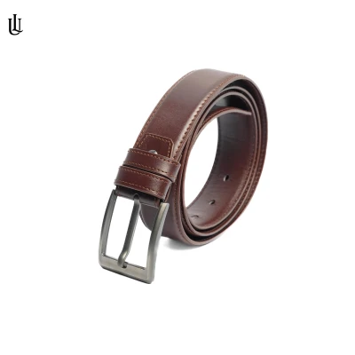 Marc Leather Belt Plain Chocolate