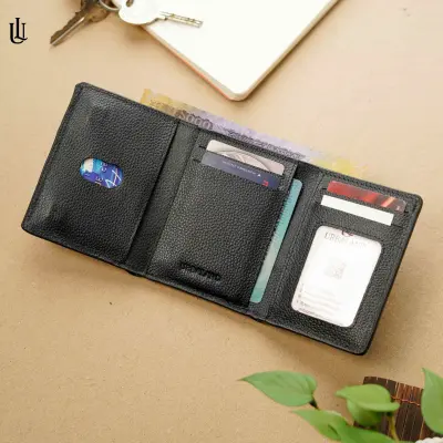 Tedd Magnet Trifold Wallet – Black secondary