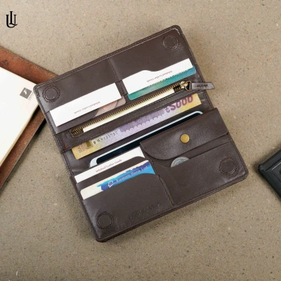 Walt Long Wallet – Chocolate