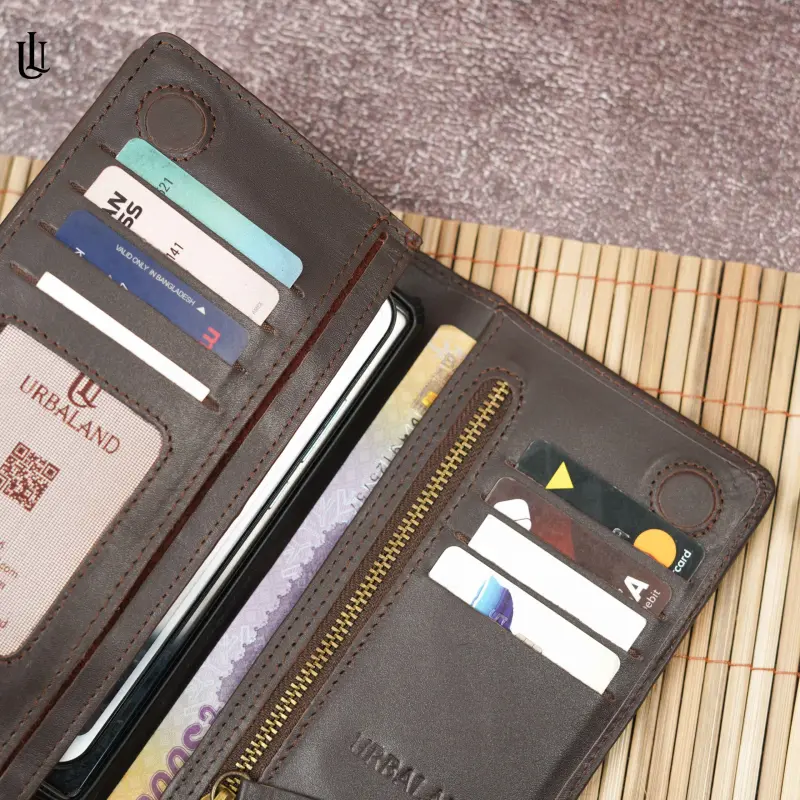 Kane Long Wallet V2 – Chocolate
