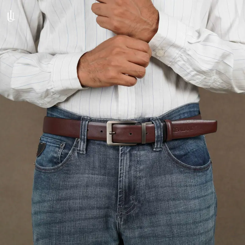 Axel Plain Belt – Dual Tone Moving Brockless