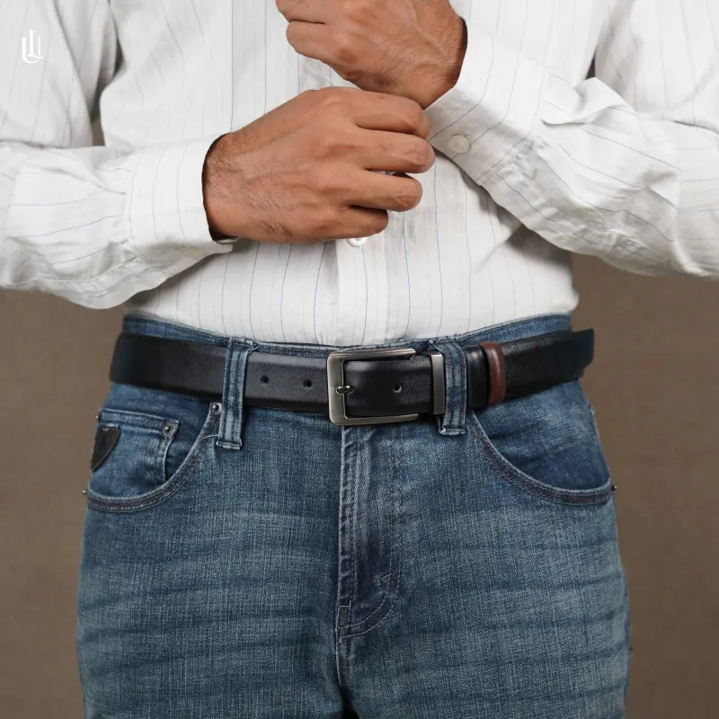 Axel Plain Belt – Dual Tone Moving Brockless