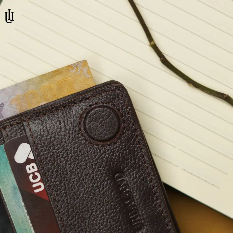 Matt Mini Wallet – Chocolate