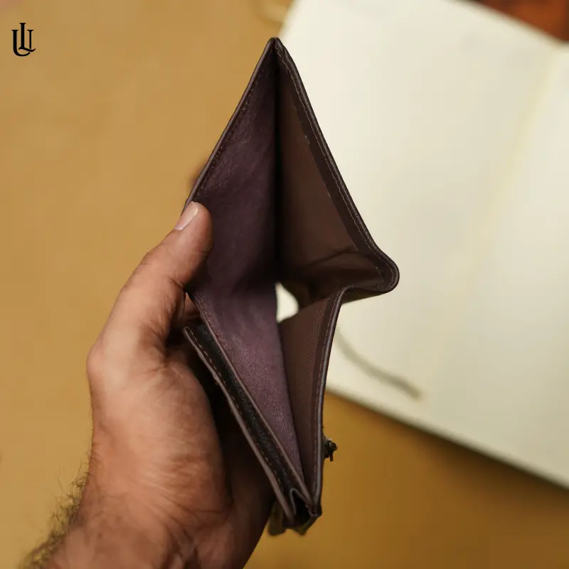 Matt Mini Wallet – Chocolate