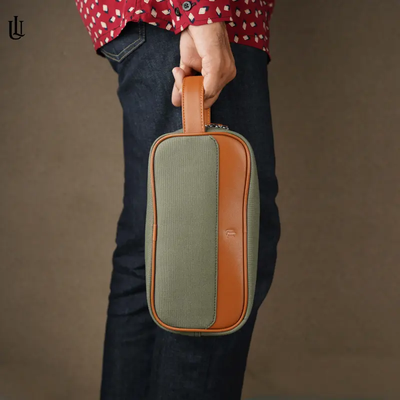 Toby Pouch Bag – Olive Green