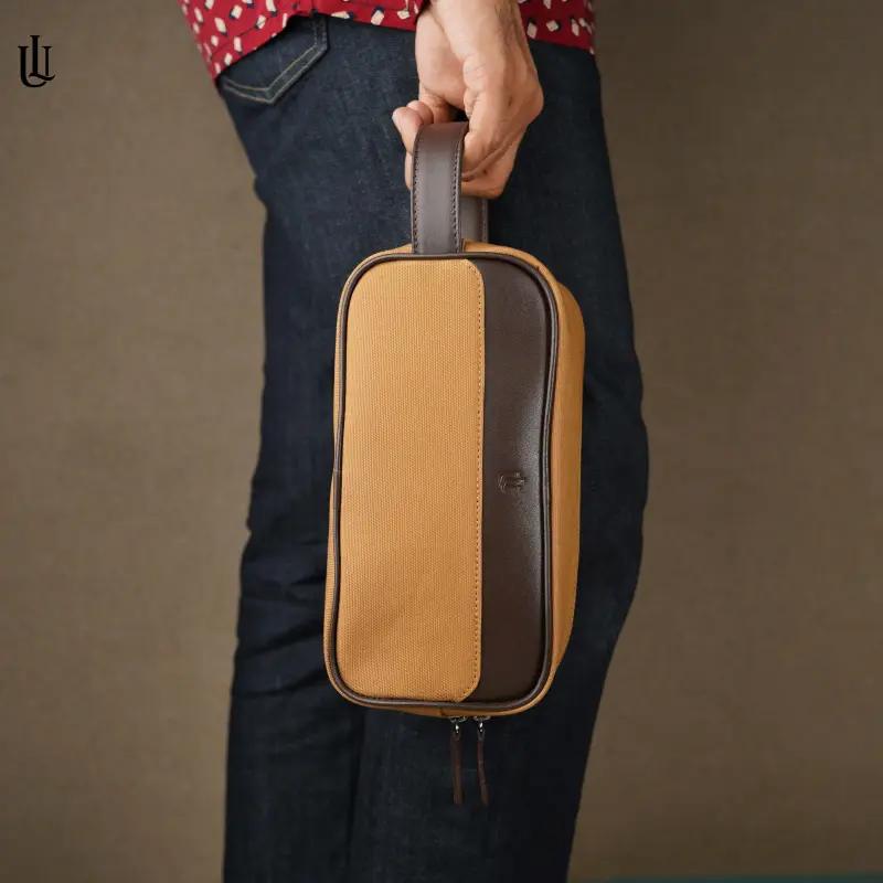 Toby Pouch Bag – Mustard Brown