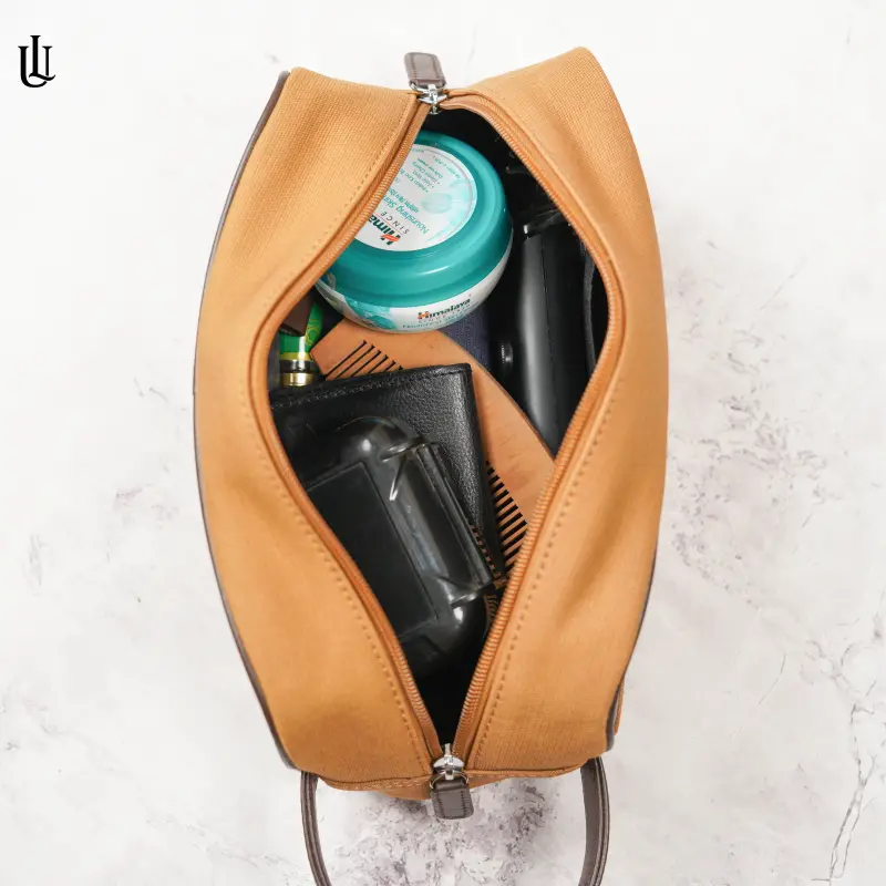 Toby Pouch Bag – Mustard Brown