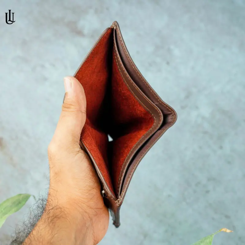 Tucker Hybrid Wallet (License Card Holder + Moneybag) – Chocolate