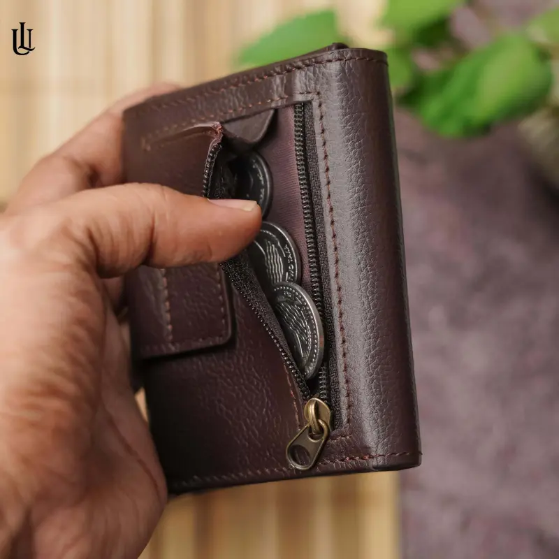 Edd Trifold Wallet – Chocolate