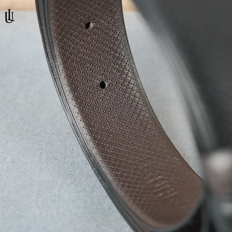 Axel Cross Dot Pattern Belt – Dual Tone Moving Brockless
